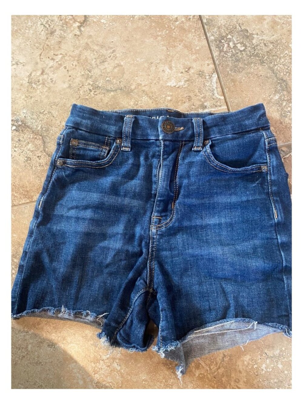 American Eagle (AE) NE(X)T LEVEL STRETCH Curvy Hi-Rise Shortie Sz 00 Women Short